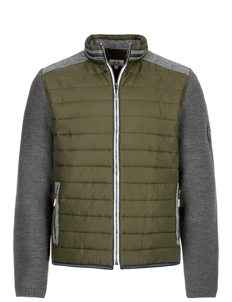 MADDOX Herren Outdoor Jacke "Darnsee" mit Stehkragen | Olivgrün
