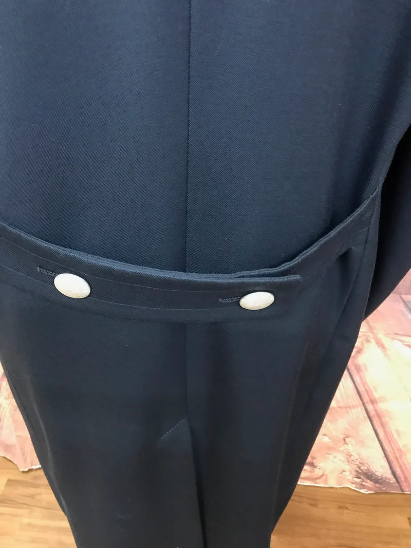 Uniform Mantel Militär dunkelblau