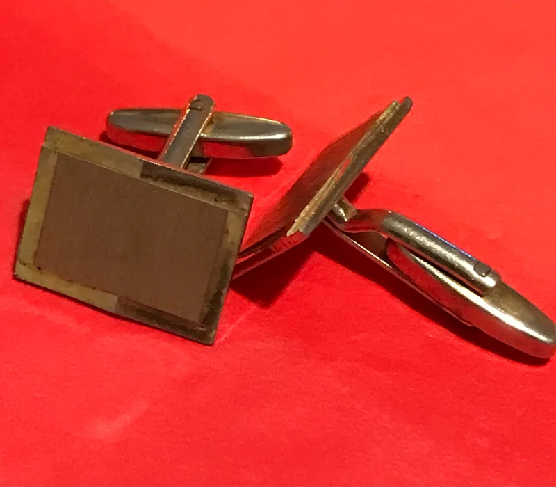 Vintage Manschettenknöpfe eckig