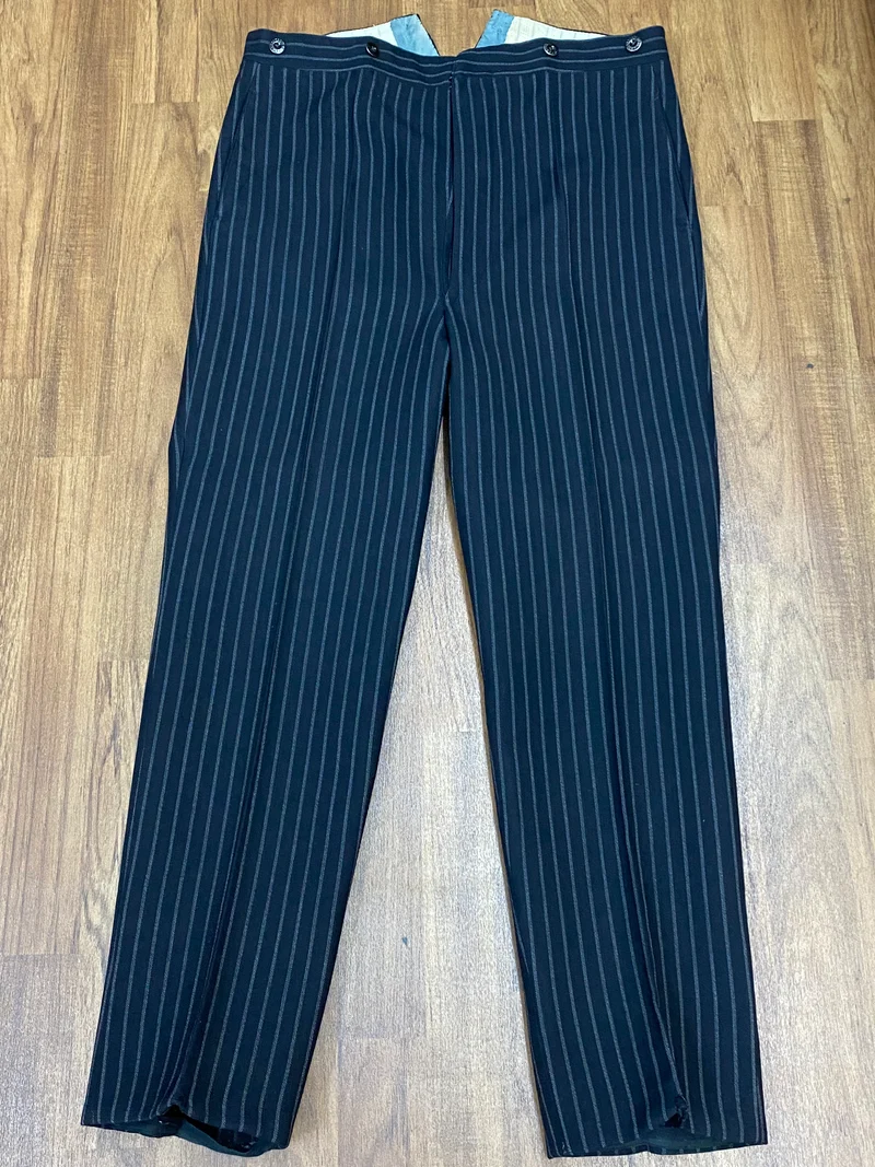 Vintage Stresemannhose Herren – 20er/30er Jahre Nadelstreifen aus Schurwolle