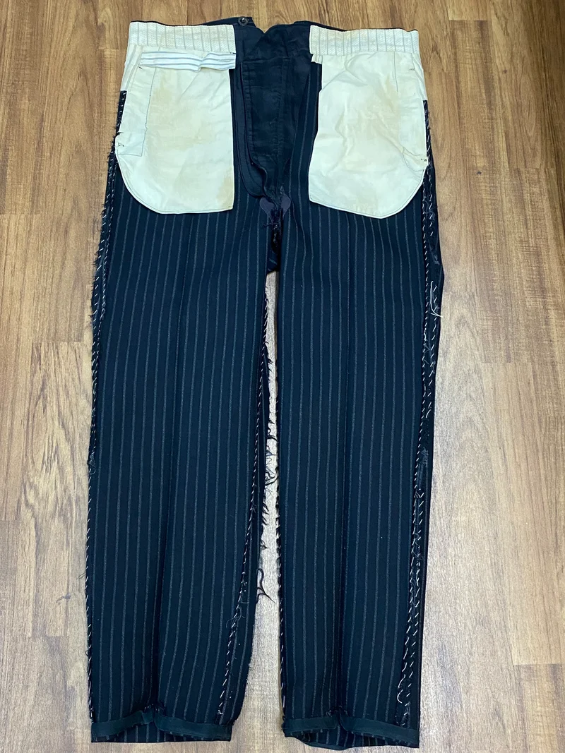 Vintage Stresemannhose Herren – 20er/30er Jahre Nadelstreifen aus Schurwolle