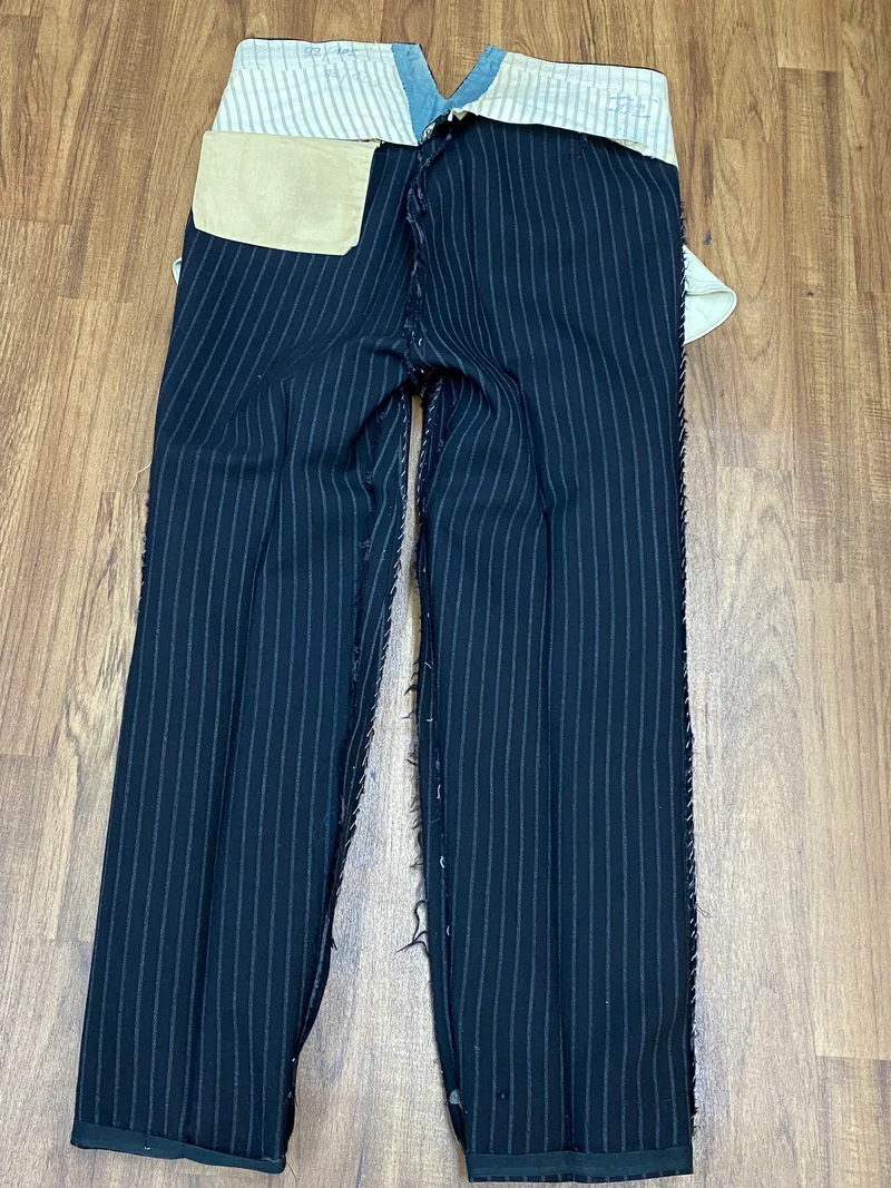 Vintage Stresemannhose Herren – 20er/30er Jahre Nadelstreifen aus Schurwolle