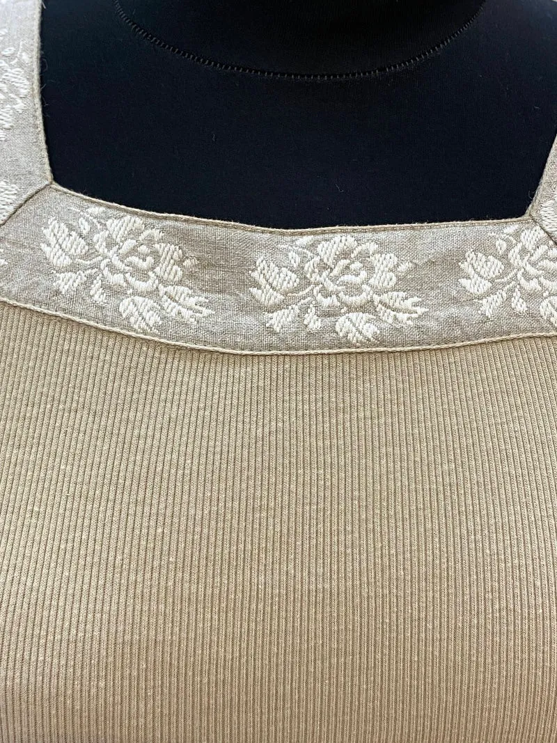 Trachtenshirt - Damen - Beige - Größe 38