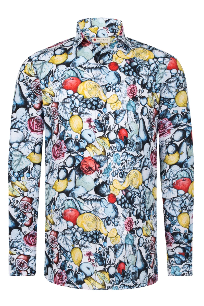 Wonderful Fruit Pieces inspired Long Sleeve Men's Shirt
