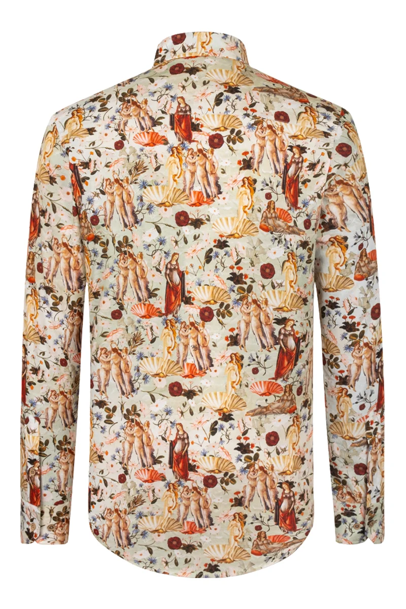 Botticelli The birth of Venus inspired Long Sleeve Men's Shirt