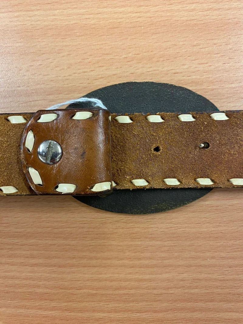 Western - Vintage-Gürtel - Echtleder