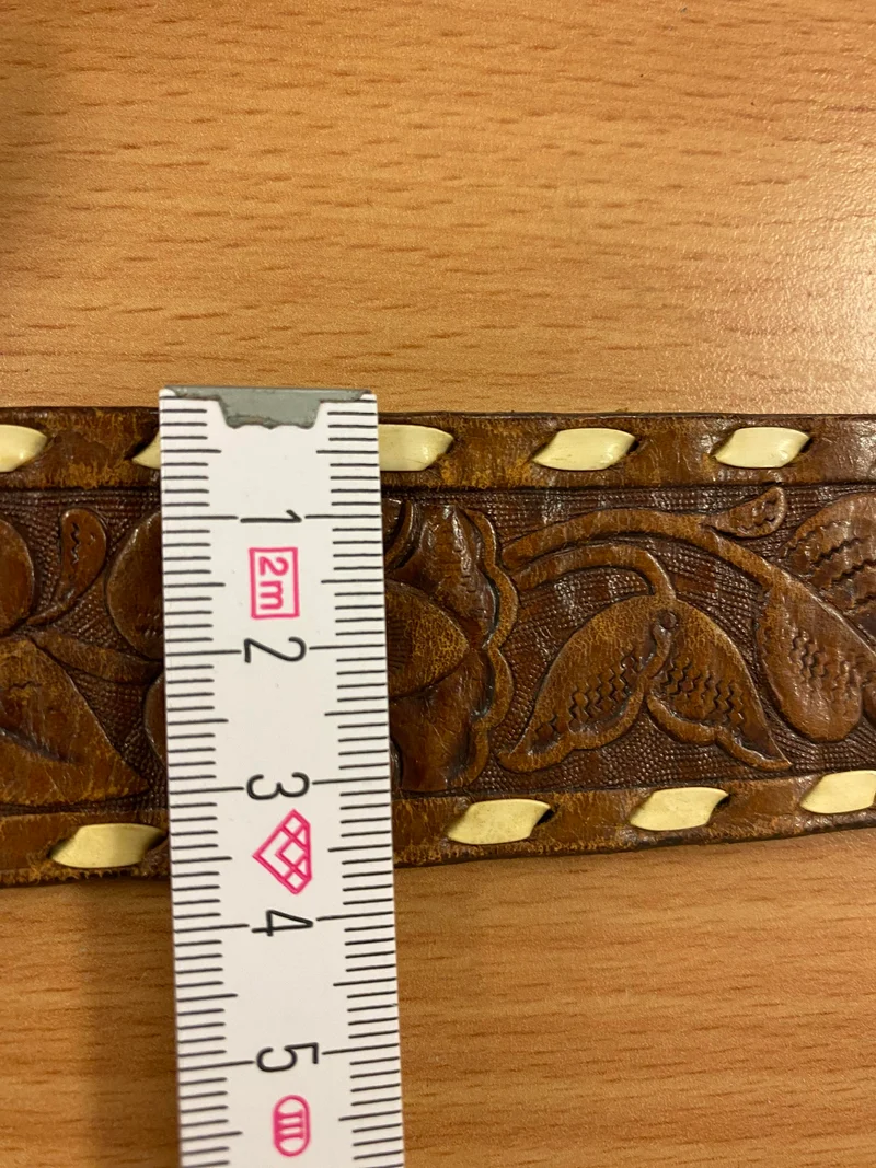 Western - Vintage-Gürtel - Echtleder