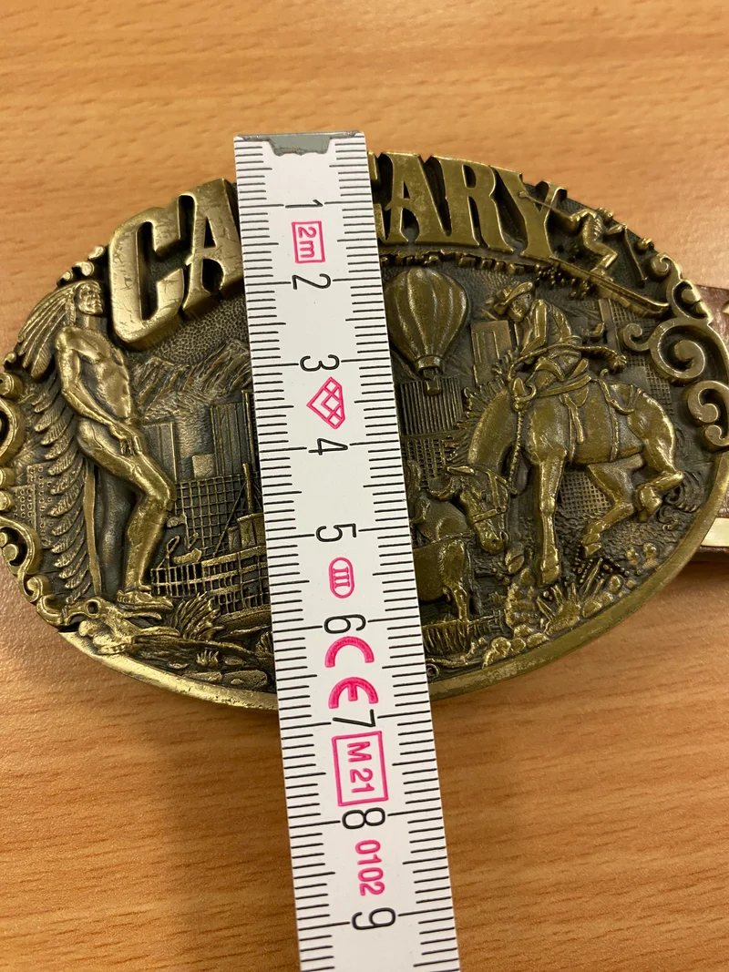 Western - Vintage-Gürtel - Echtleder