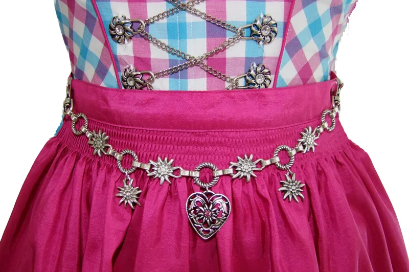 Charivari Kette mit Herz - Hellblau