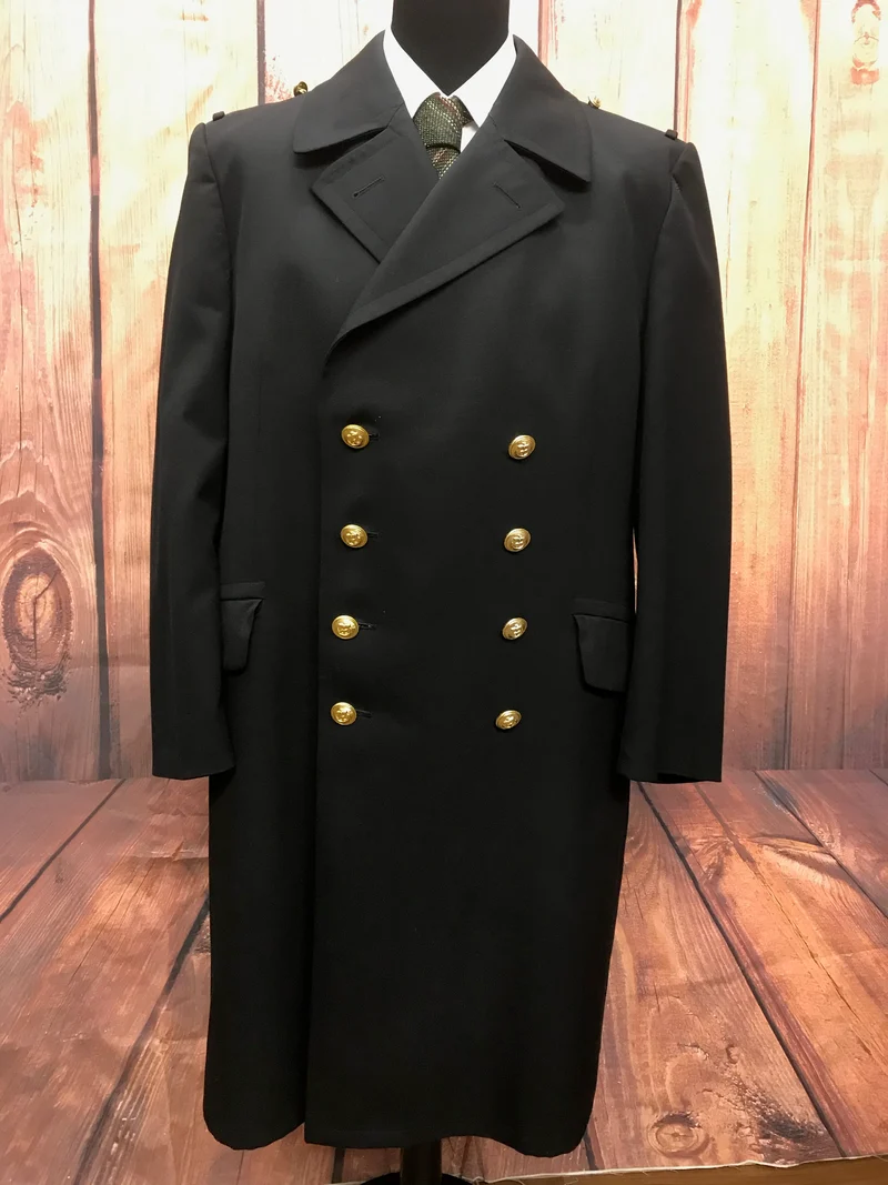 Original Marine Offiziersmantel Schwarz – Größe 52