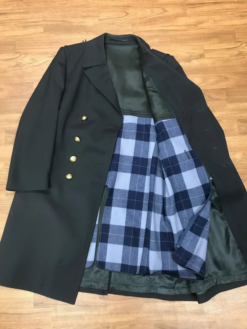 Original Marine Offiziersmantel Schwarz – Größe 52