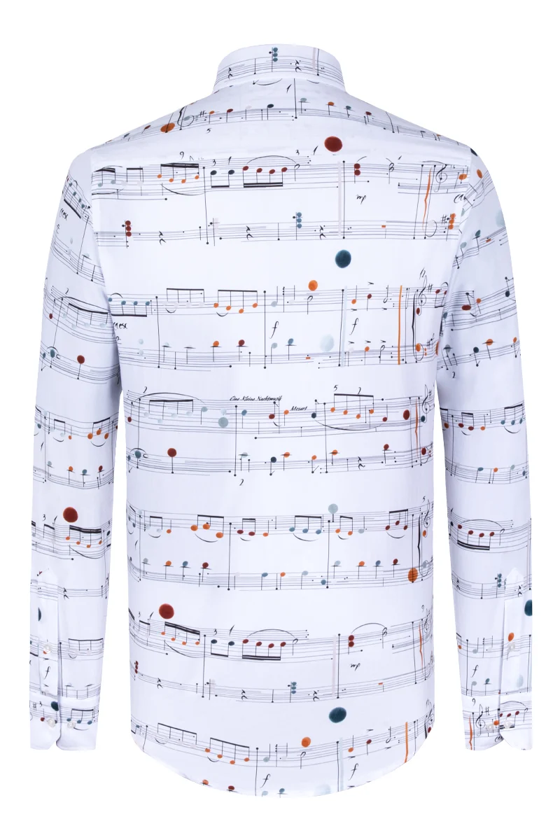 Mozart inspired Long Sleeve Men's Shirt