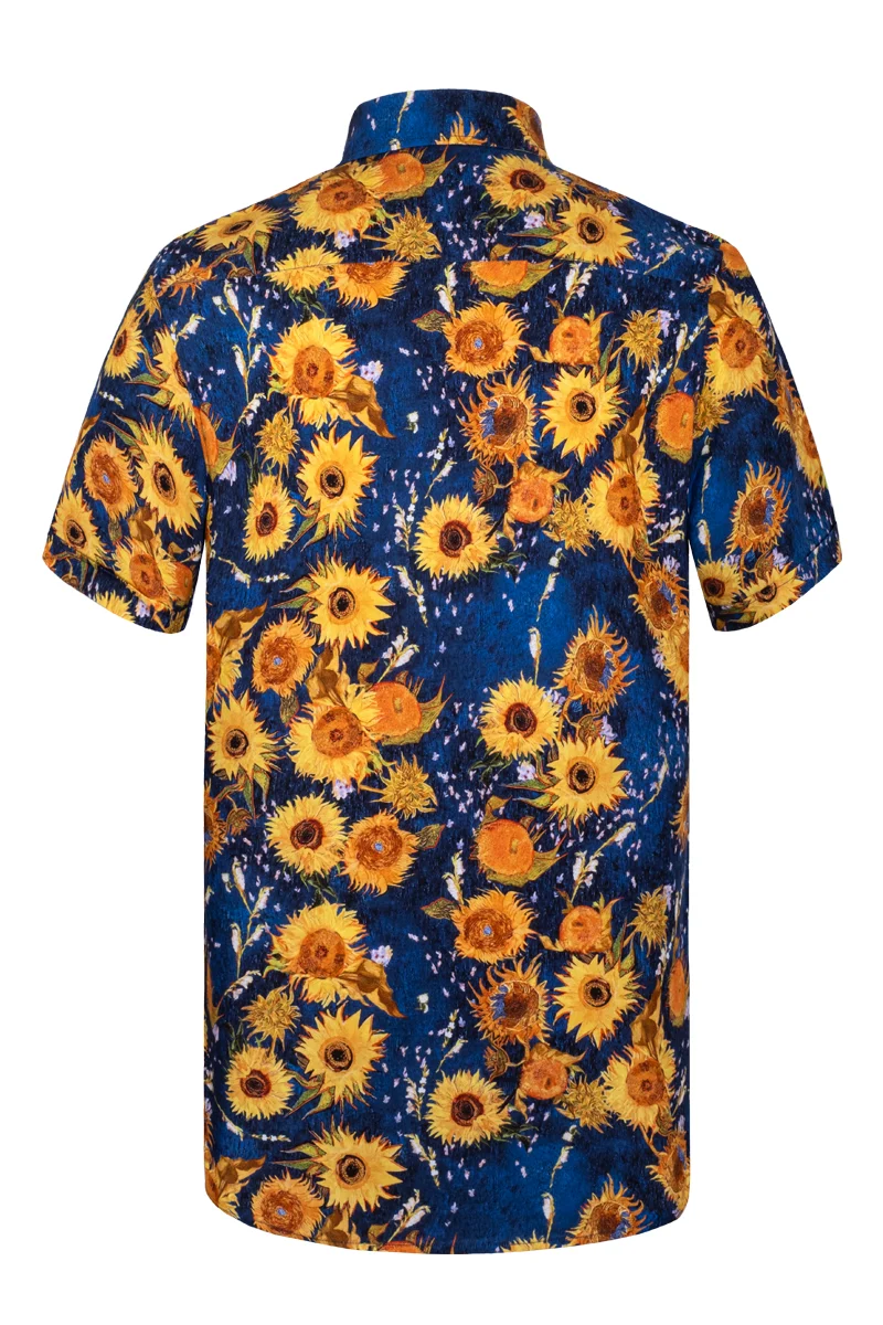 New Sunflower inspired Short Sleeve Men's Shirt