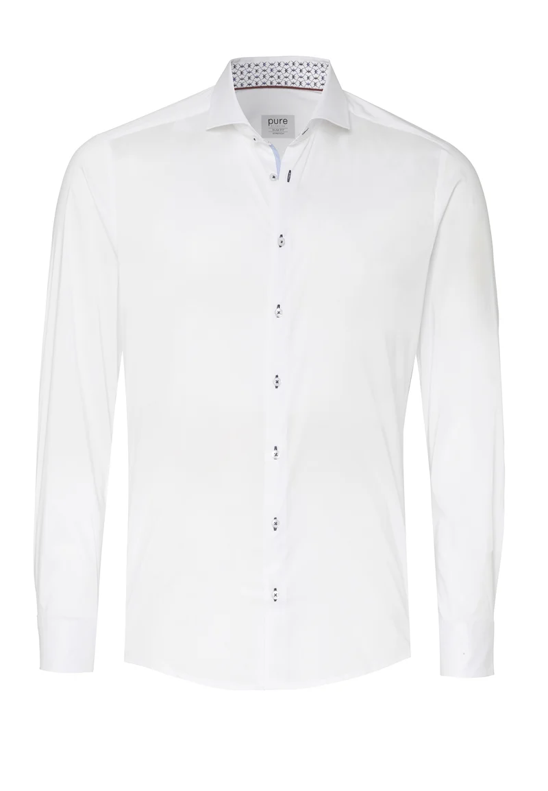 E41012-21705 - Business Stretch Hemd slim fit - weiss