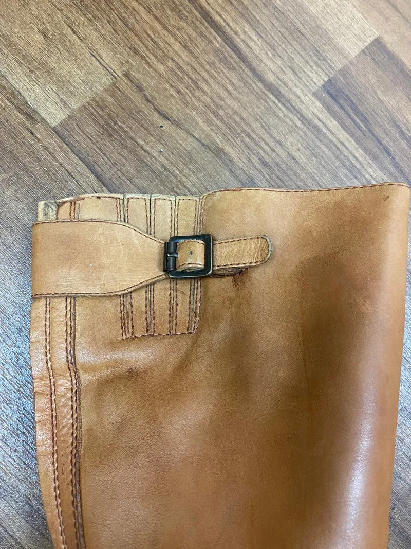 Vintage Lederstiefel Braun Gr.41