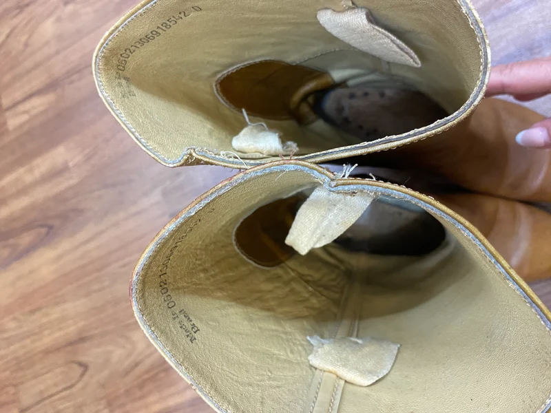 Lederstiefel Vintage Braun Gr.43
