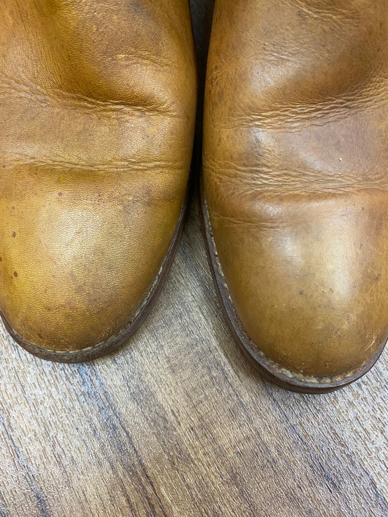 Lederstiefel Vintage Braun Gr.43