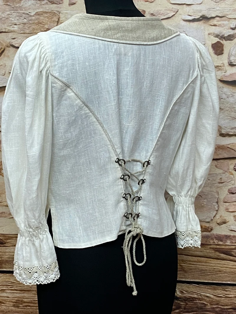 Trachtenmieder – Landhaus – Beige/Natur – Größe 38