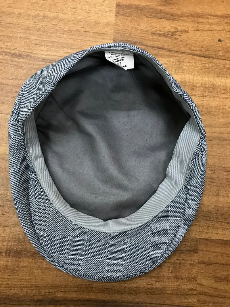 Graue 20er Jahre Newsboy Cap – Größe 57