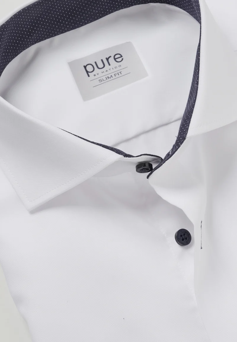 4062-738 - Business Hemd slim fit - weiss
