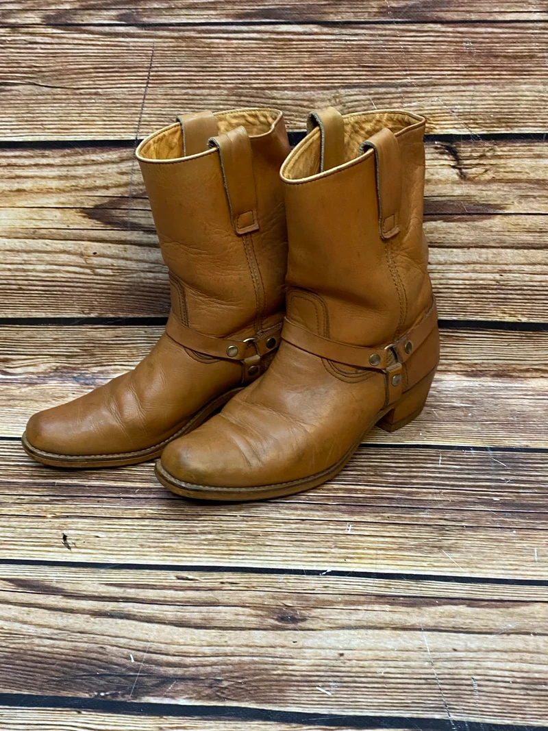 Lederstiefel Vintage Braun Gr.42
