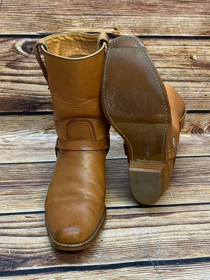 Lederstiefel Vintage Braun Gr.42