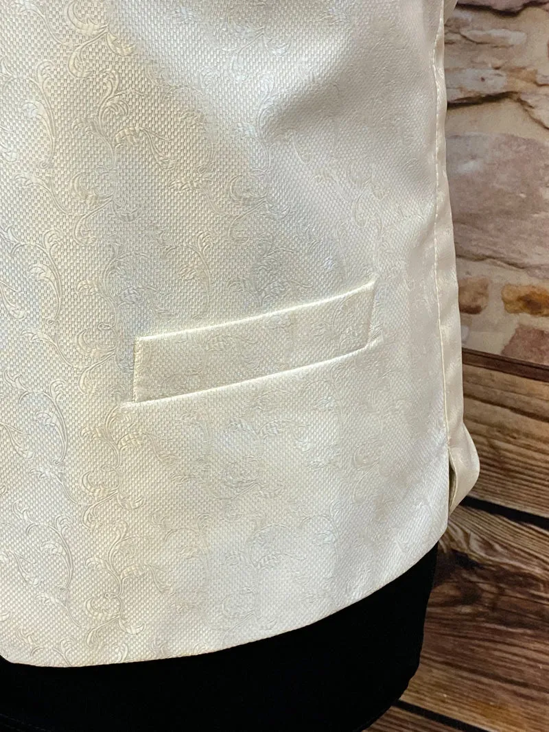 Hochzeitsweste Masterhand elfenbein Set Gr. 106 elegant