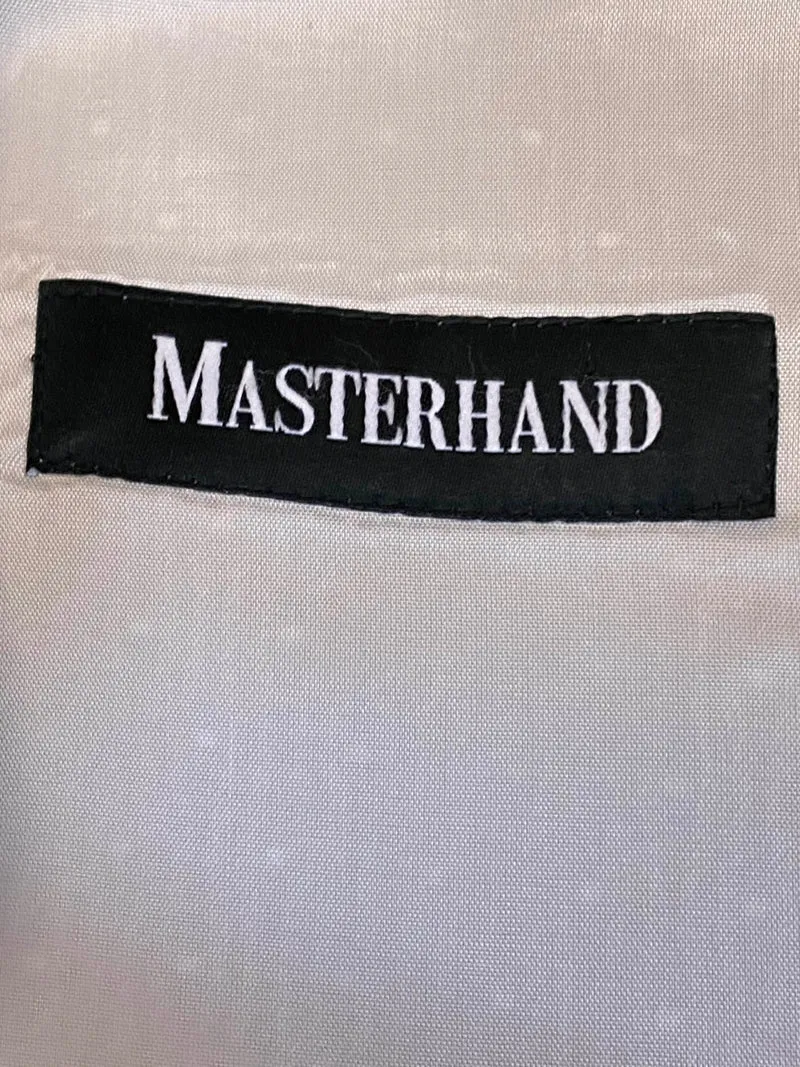 Hochzeitsweste Masterhand elfenbein Set Plastron Gr. 48 elegant