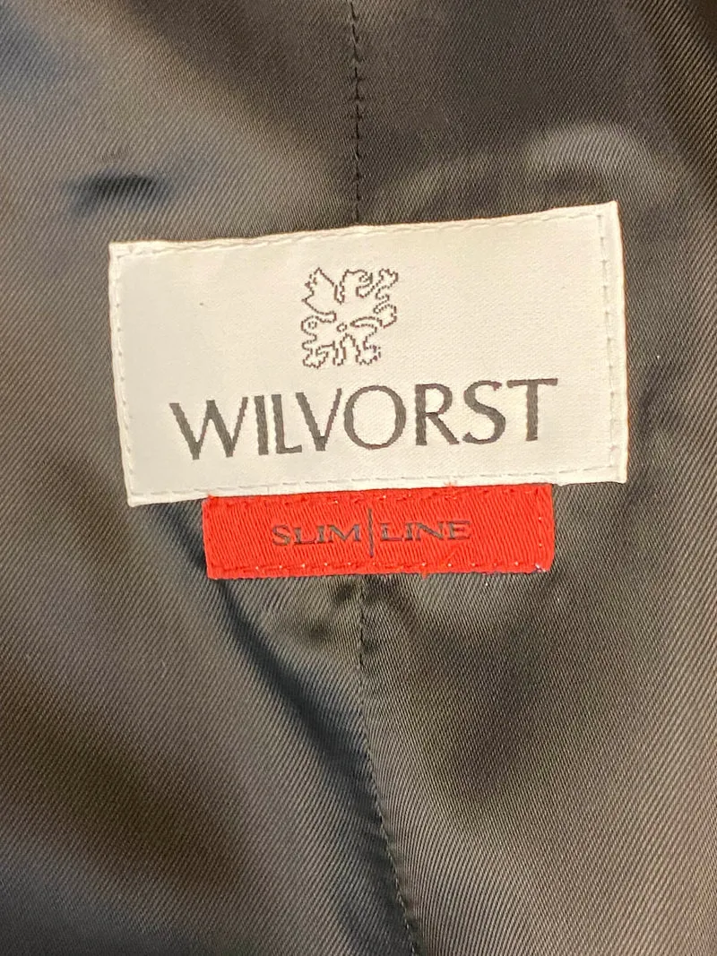 Hochzeitsweste Wilvorst schwarz Set Plastron Gr. 50 elegant