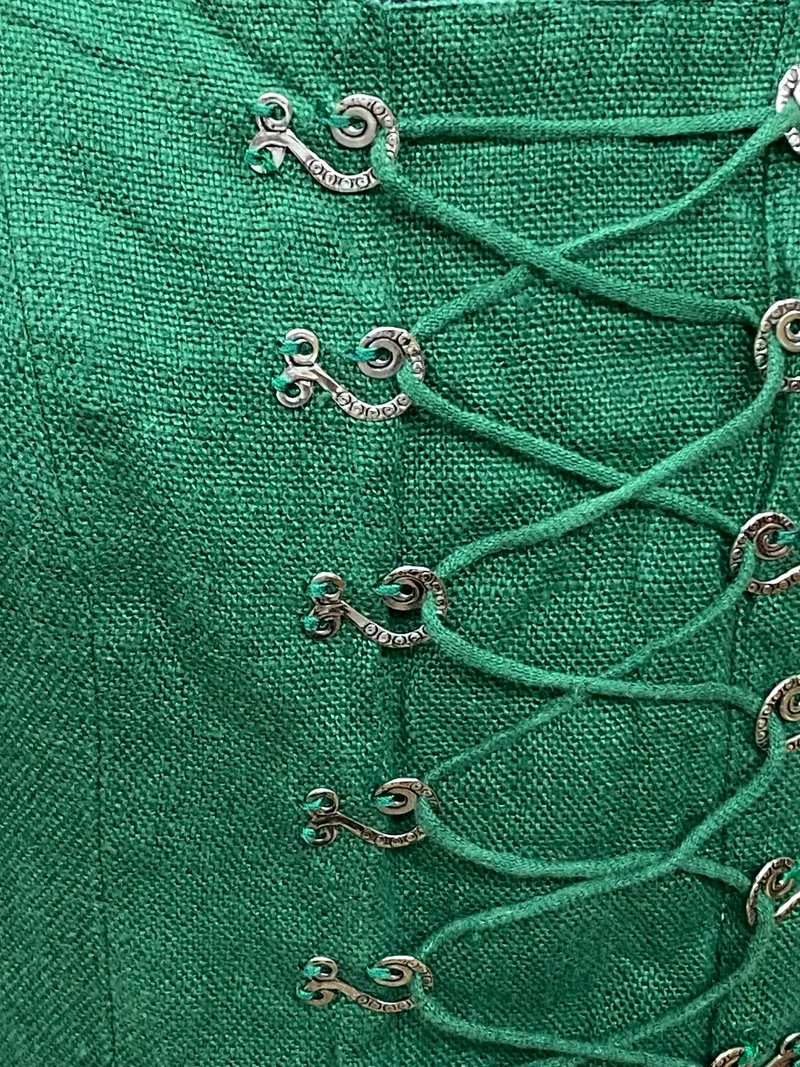Vintage Dirndl grün lang Gössle Trachtenkleid Damen Gr. 38