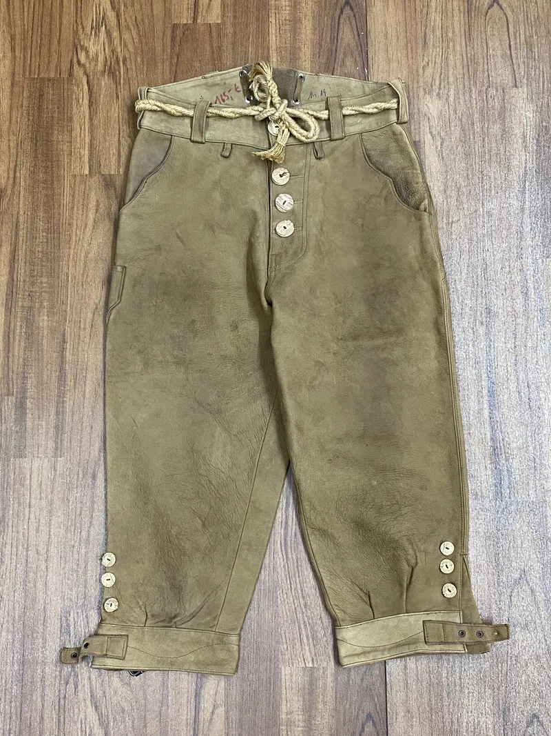 Trachtenlederhose - Kniebund – Bundweite 80 cm – Gr.44