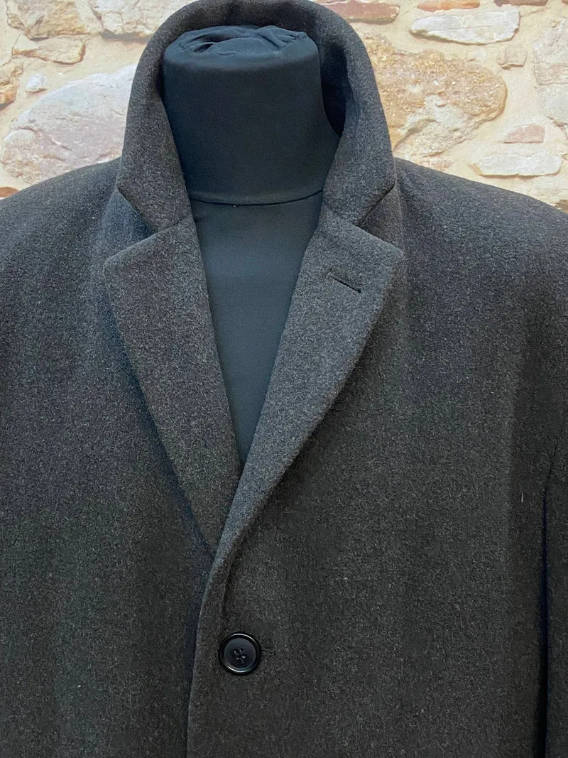 Herrenmantel Dunkelgrau Gr. 50 – britischer 1920er-Jahre-Stil
