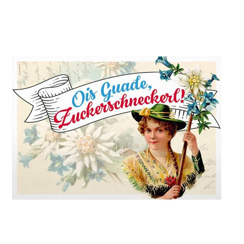 Glückwunschkarte "Zuckerschneckerl"