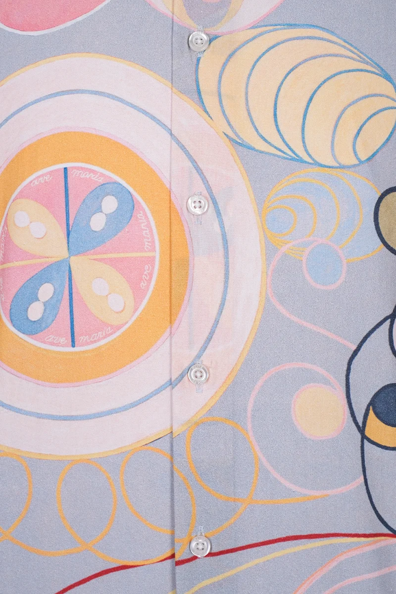 Hilma Af Klint inspired Long Sleeve Men's Shirt