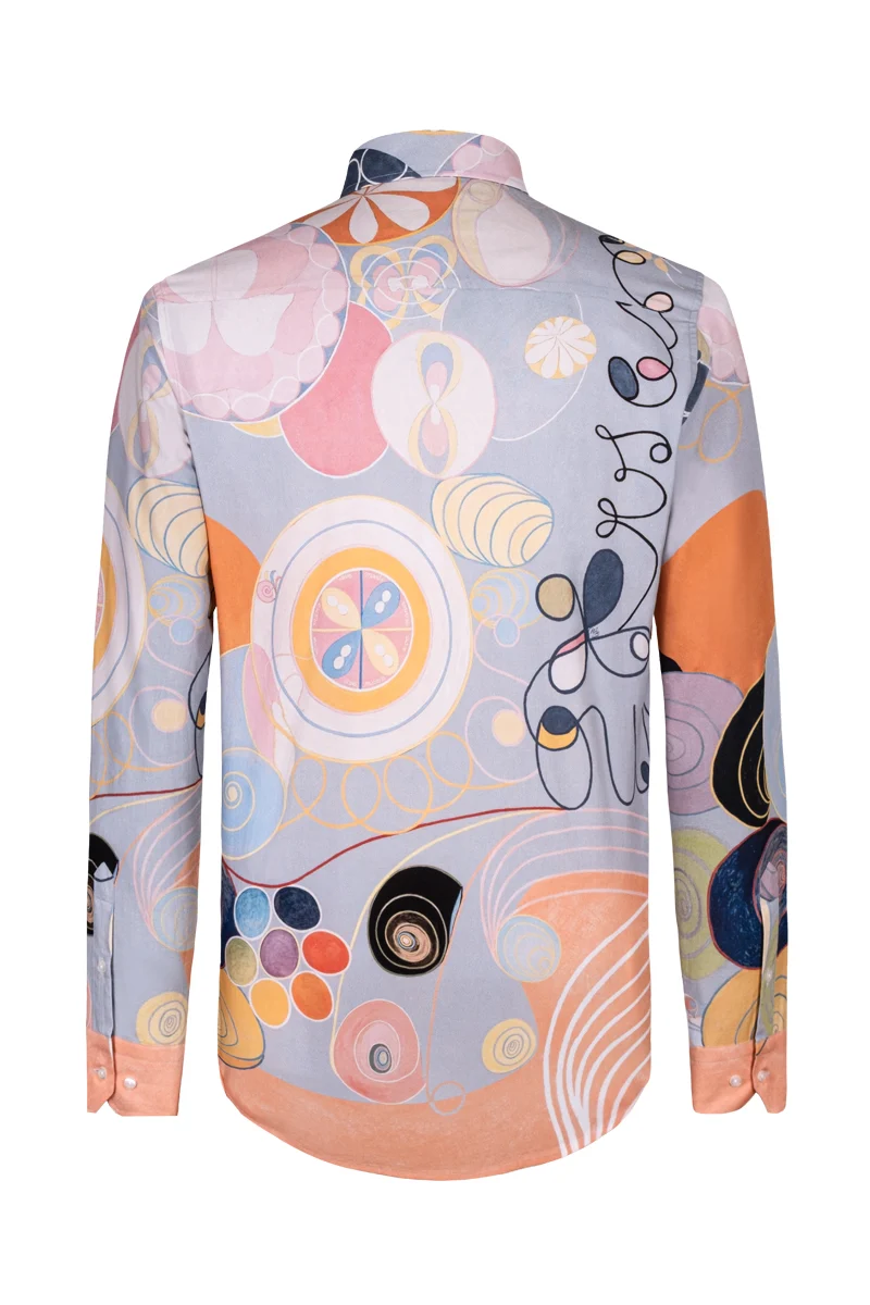 Hilma Af Klint inspired Long Sleeve Men's Shirt