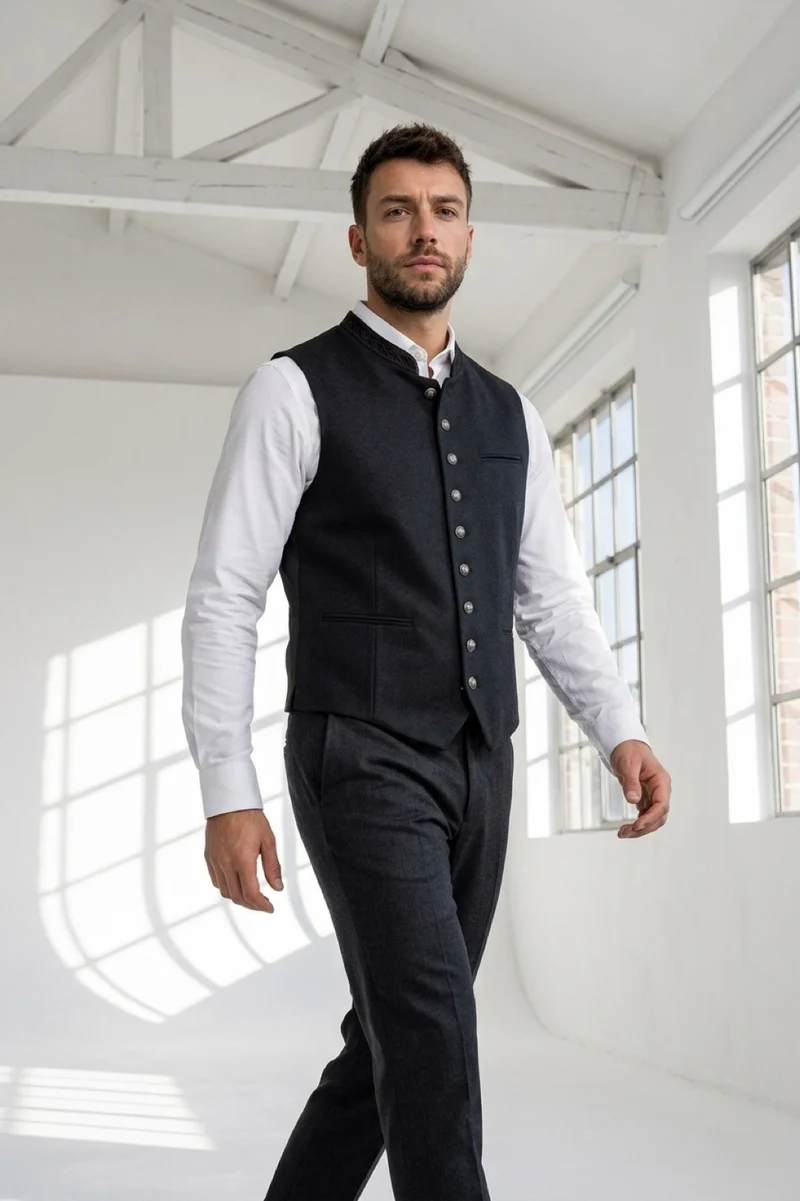 Weste Liga di Bavaria Luxury Collection black TDW 3