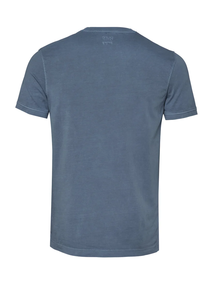 6007-92975 - T-Shirt Rundhals slim fit - blau