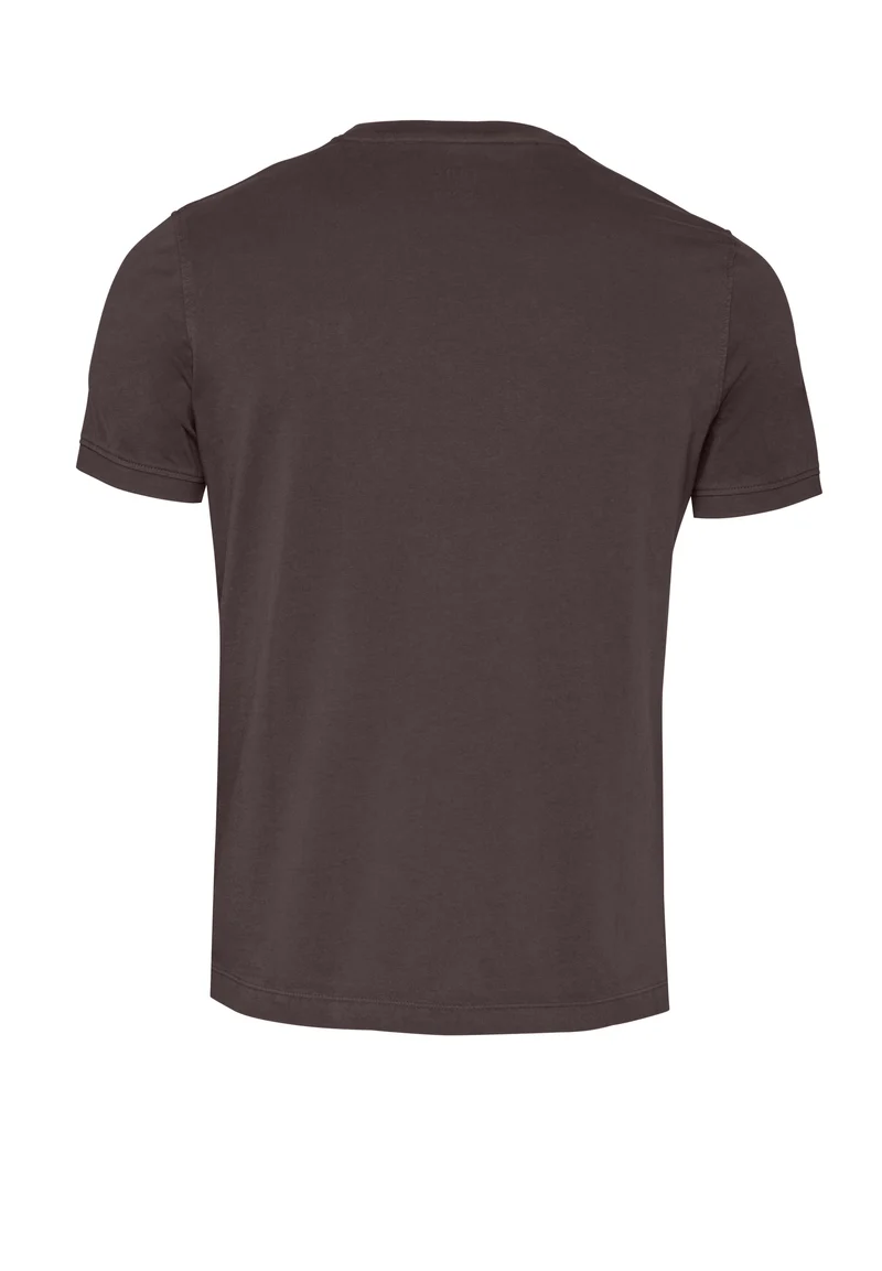 6006-92977 - T-Shirt V-Neck slim fit - braun