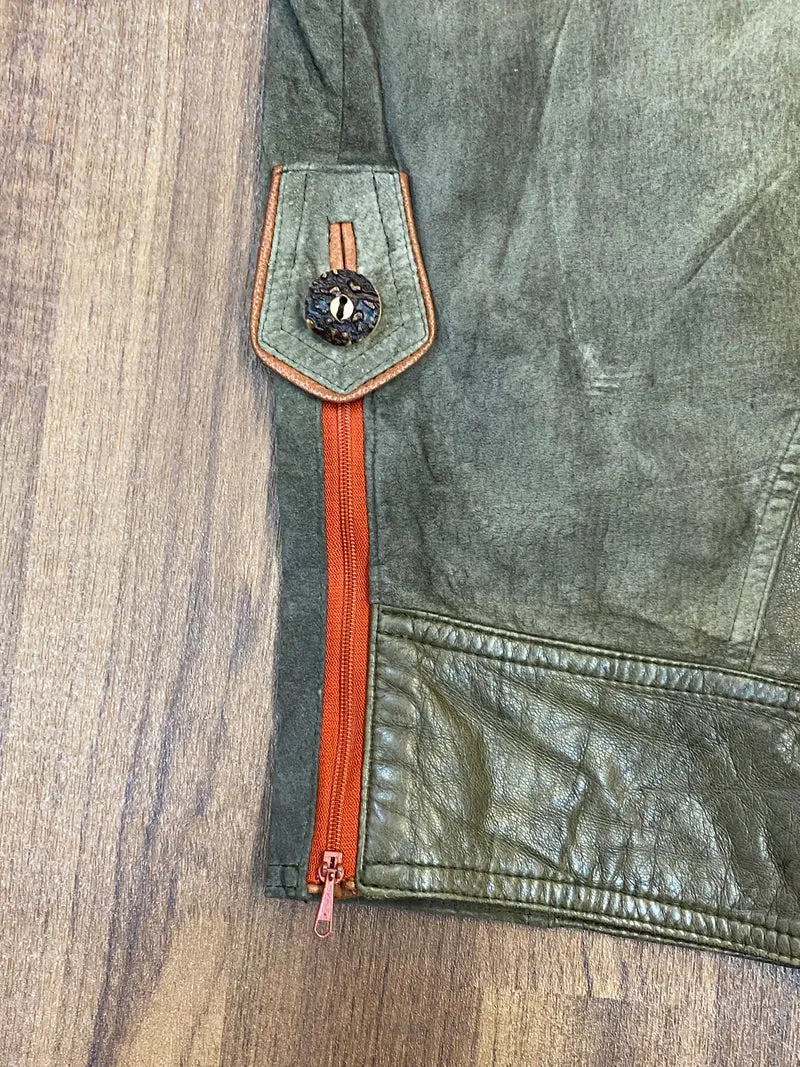 Trachtenlederhose - Kniebundlederhose Gr.40