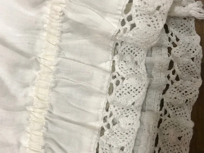 Vintage Dirndlbluse weiß - Gr.34