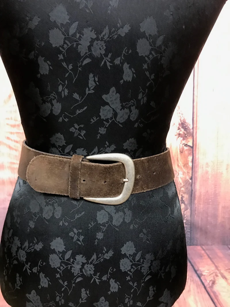 Trachtengürtel braun – Landhausstil, 65–75 cm