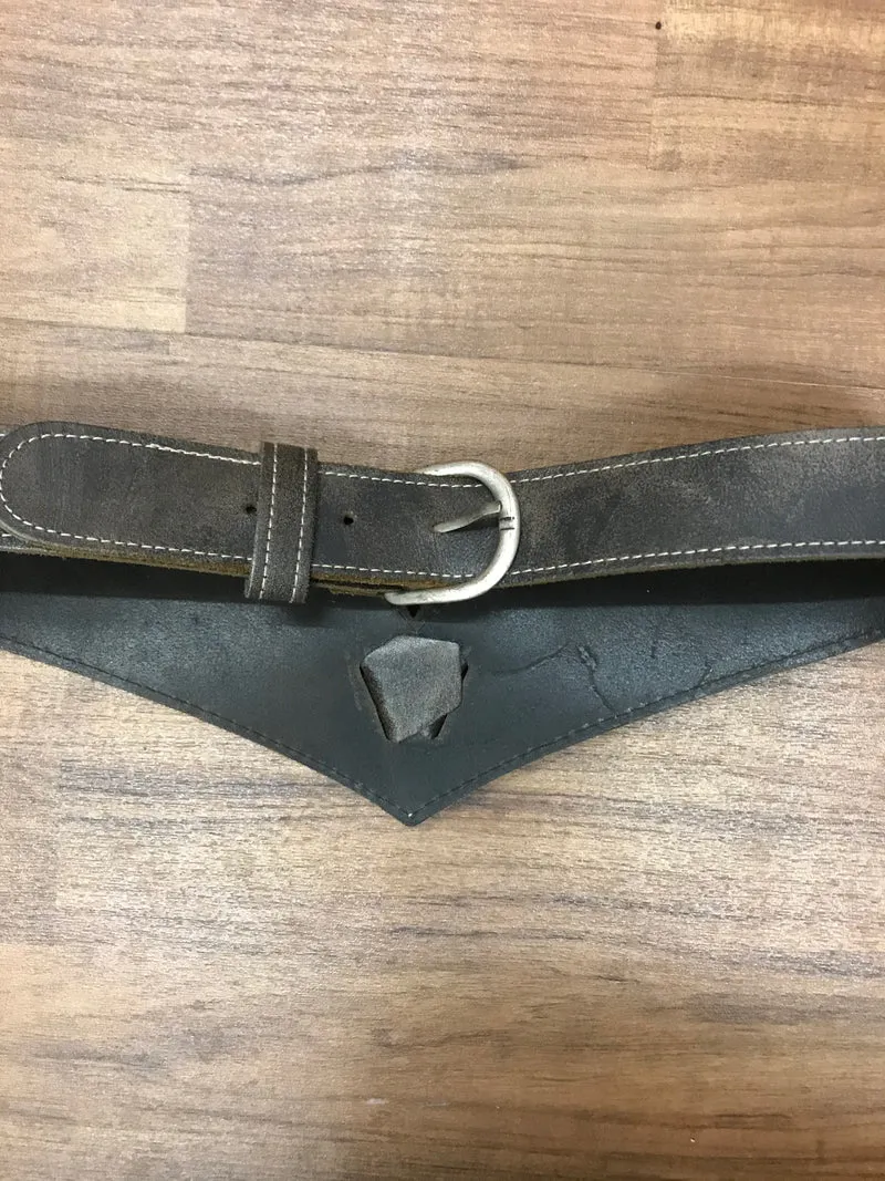 Trachtengürtel braun - Leder, Taillenumfang 73–82 cm