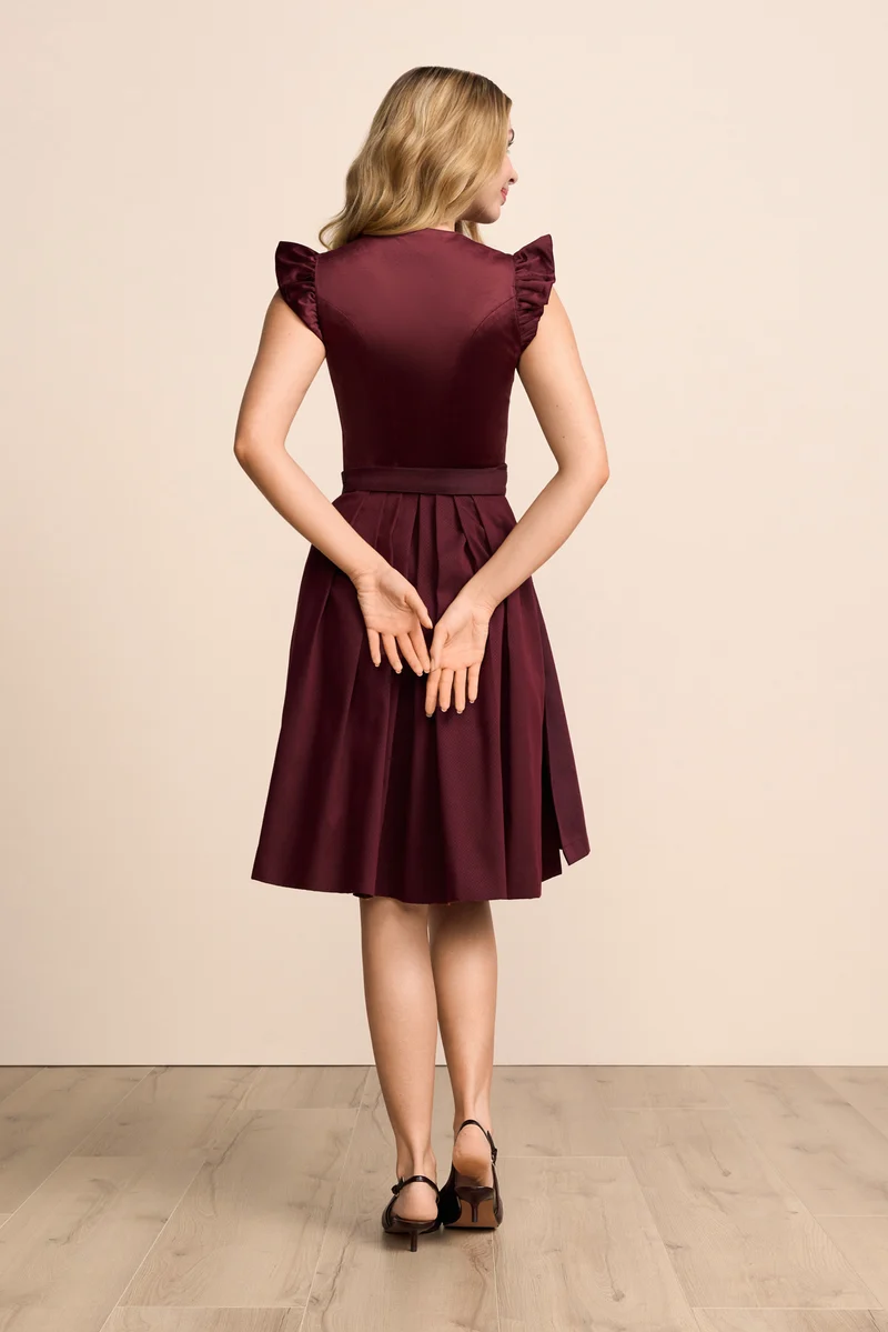 Krüger Dirndl Tisha bordeaux 60 cm