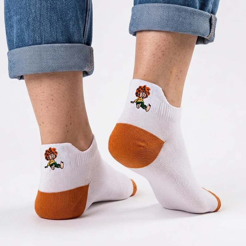 ®Pumuckl Sneaker Socken in Weiß für Damen & Herren