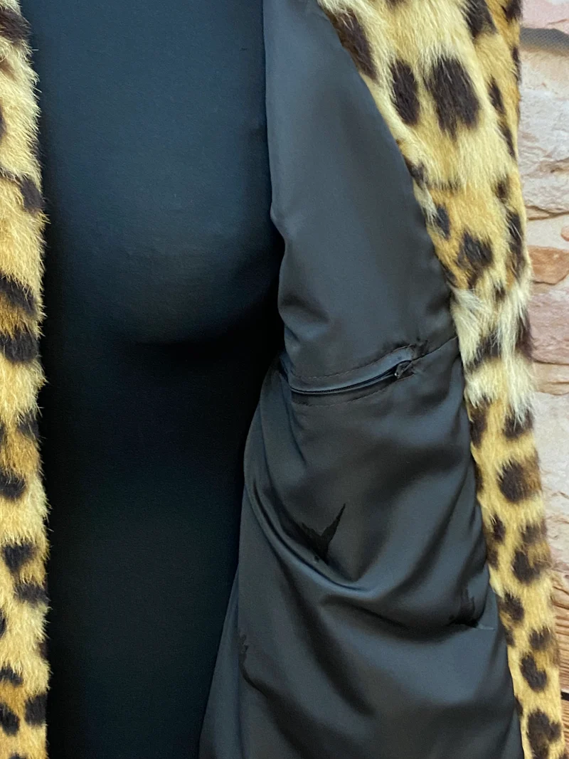 Leopard Pelzjacke Vintage