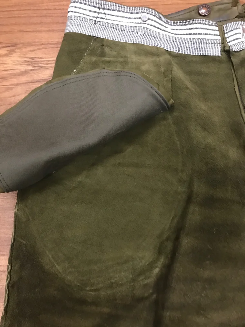 Trachtenlederhose - Kniebund - Herren – Größe 54 | Authentisches Vintage Stück