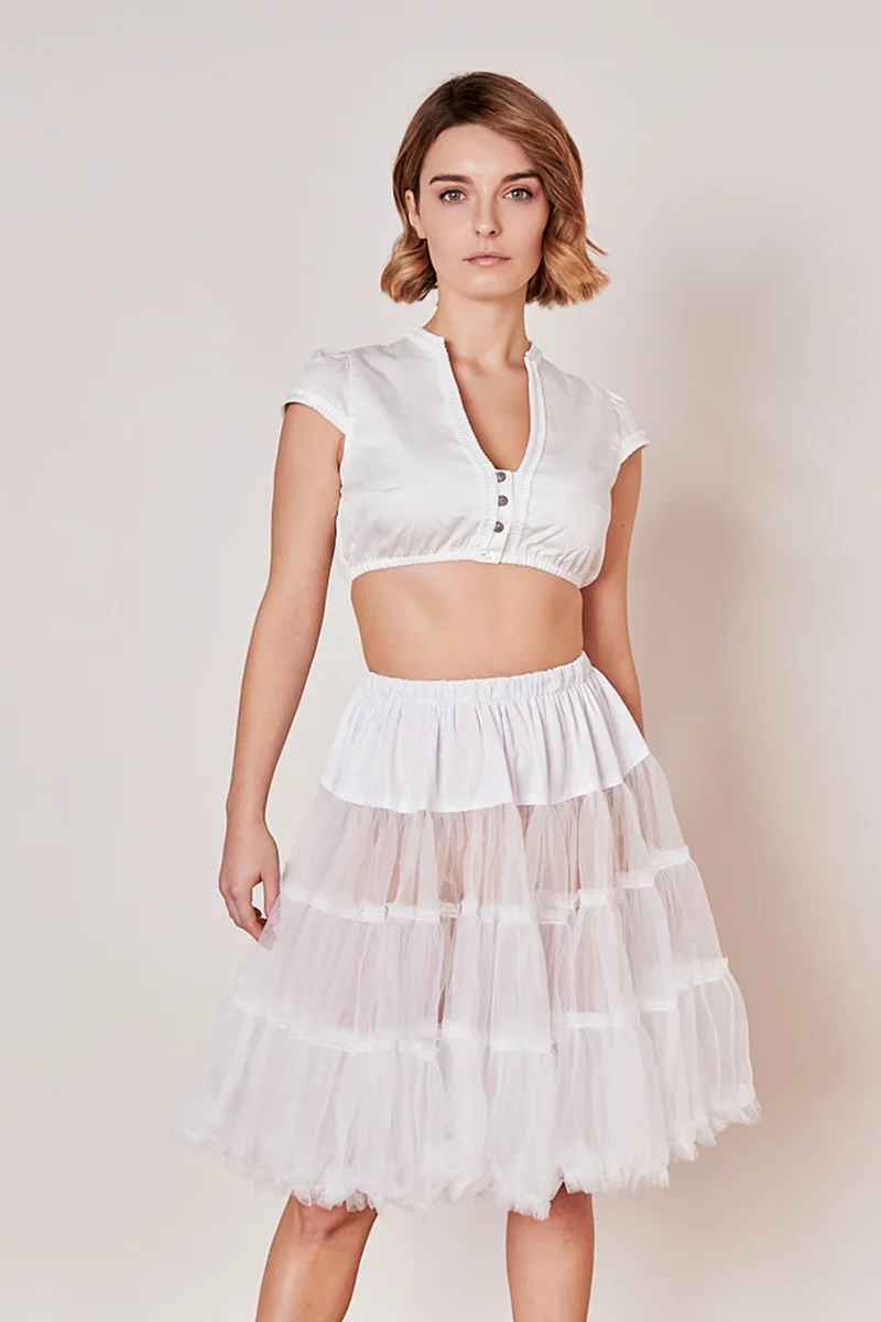 Petticoat 60 cm weiß KRÜGER