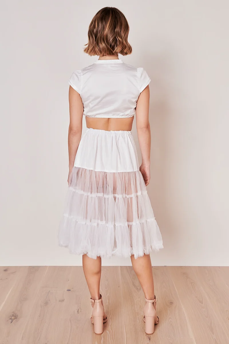 Petticoat 70 cm weiß KRÜGER