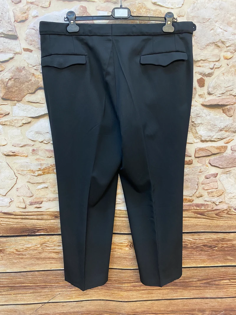 Smokinghose Vintage schwarze Hose Gr.58