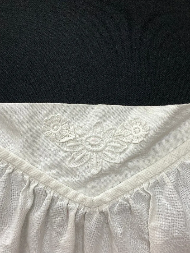 Vintage Dirndlbluse weiß - Gr.40